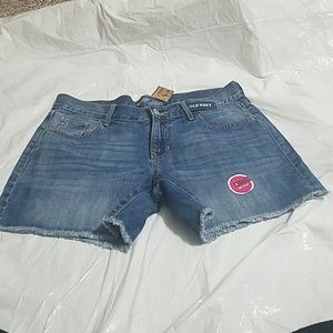 OLD NAVY HEM DENIM SHORT